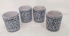 4 verre tasse ceramique