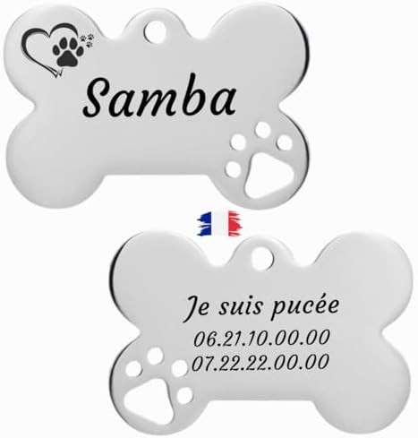Médaille chien personnalisée - chien,