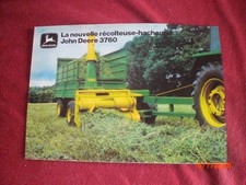 JOHN DEERE 3760 TRACTEE FORAGE HARVESTER ADVERTISING BROCHURE
