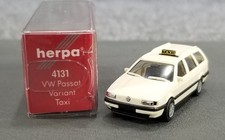 HERPA HO 1:87 4131 VW PASSAT VARIANT TAXI IOB MADE IN GERMANY