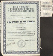 Establishments H. MORIN-SECRETAN, Measuring Instruments (PUTEAUX) (F)