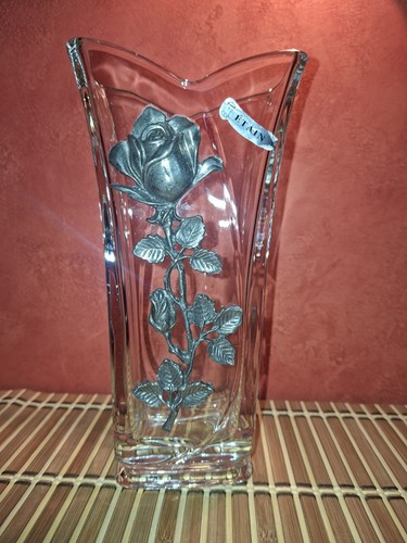 Grand vase verre épais et - vase,
