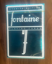 Fontaine Kyanite Foil Edition Playing Cards New Sealed