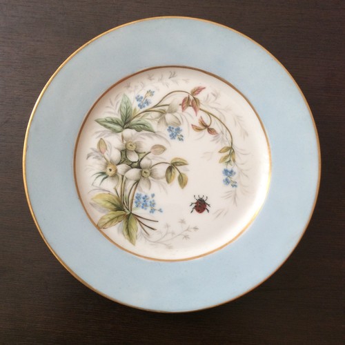 Assiette décorative peinte - assiette,