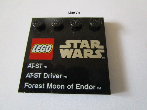 Lego 6179pb049 black tile - 6179pb049, 4x4