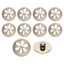 10Pcs boutons ronds résine