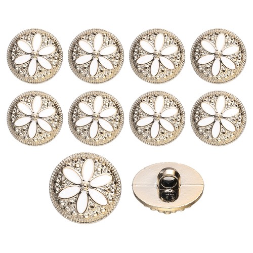 10pcs boutons ronds résine - boutons,
