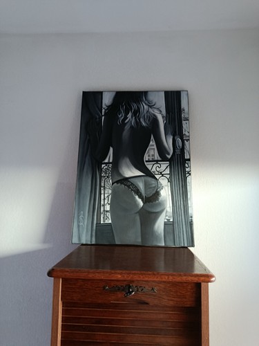 Tableau ancien huile - ancien, toile