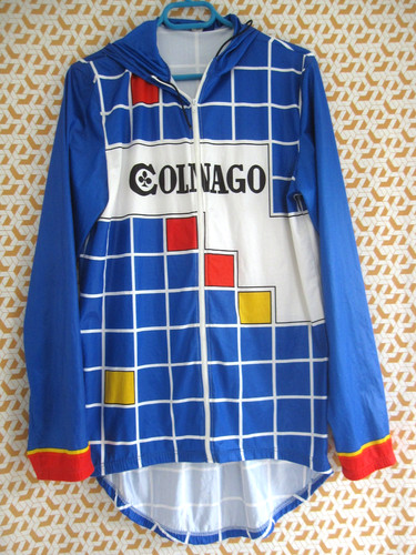 Veste cycliste colnago damier - cycliste,
