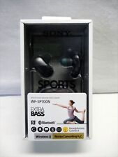 Écouteur sans fil Sony Bluetooth étanche noir WF-SP700N BM Japon 2018 NEUF