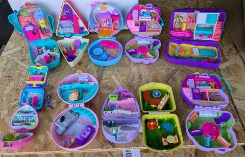 Lot polly pocket 11 coffrets - lot,