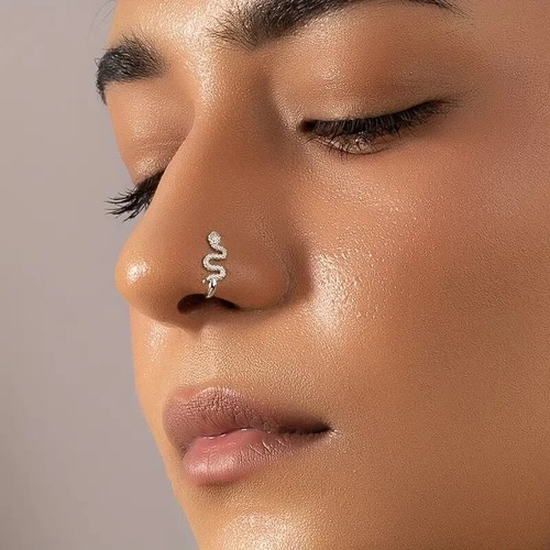 Faux piercing nez forme - faux,
