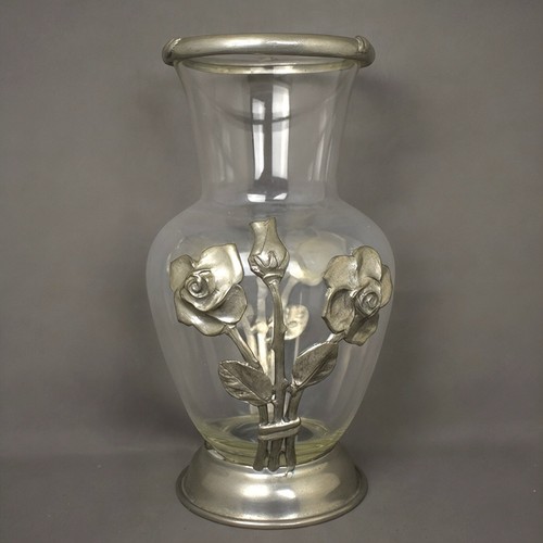 Vase verre étain 95 - vase, et