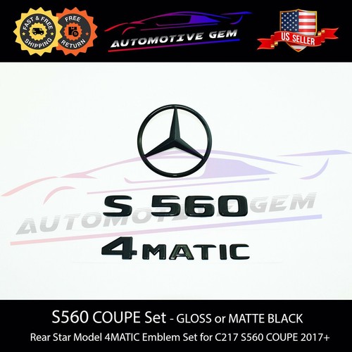 S560 coupe 4matic - rear, star