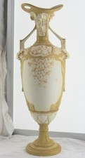 Beau Vase Royal Dux Femme Art