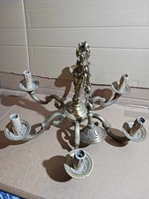 Lustre bronze 6 branches