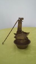 OLD OIL LAMP WICK COPPER HANGING COLLECTION LIGHTING DECORATION