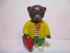 Little Brown Bear Figurine "Red Suitcase"