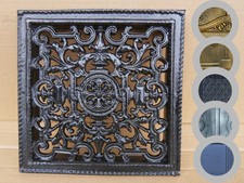 Four poêle à bois four fonte fumoir la grille d'aération - COULEURS