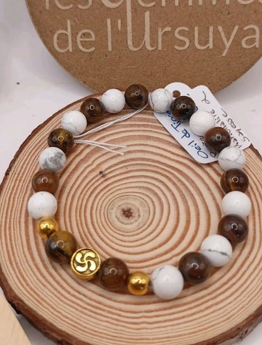 Bracelet pierre oeil - oeil, tigre