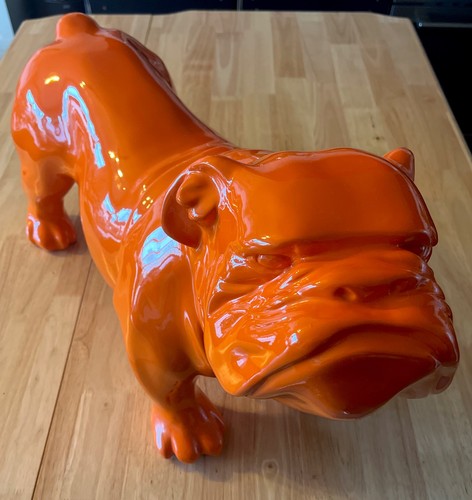 Grande statue bouledogue
