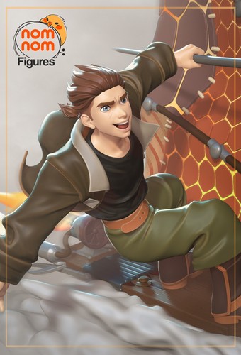 Jim hawkins figurine résine - jim,