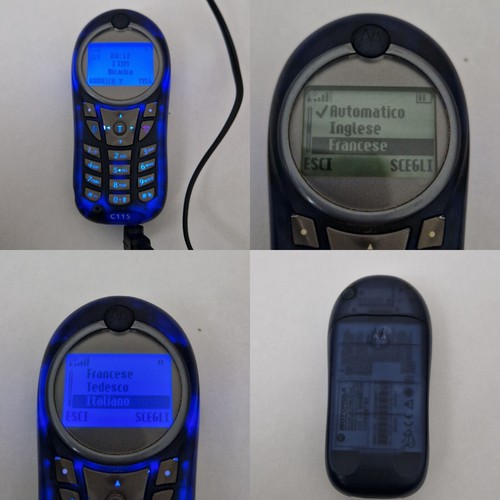 Motorola c115 blue - motorola,