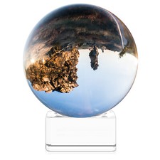 Boule en verre pour photo -