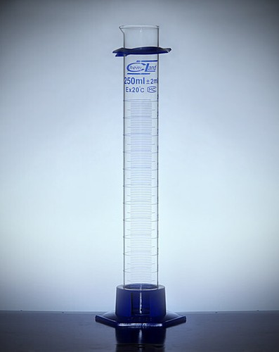Eprouvette verre graduée - en,