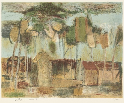 Bernard cathelin lithographie - bernard,