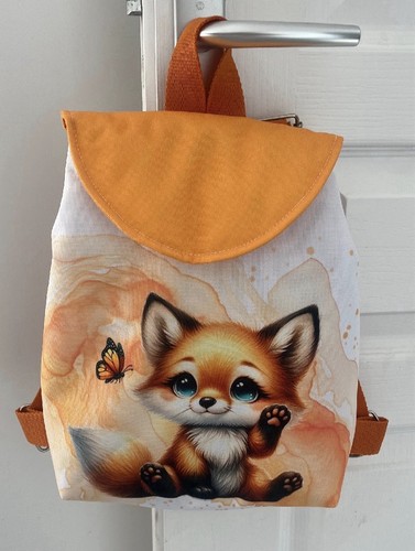 Sac dos imperméable renard - dos,