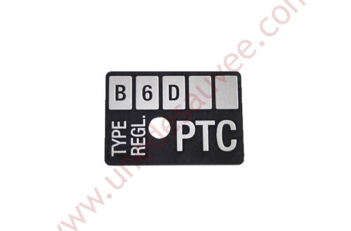 Plaque identification bloc - plaque,
