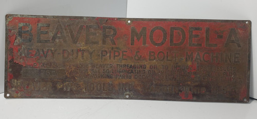 Vtg beaver model heavy duty - heavy,