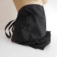 Tablier vêtement cuisine noir design Restauration vintage made in ITALY N4297