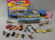 Micro Machines,  GALOOB  lot of new and used vehicles, trucks, cars, fire trucks