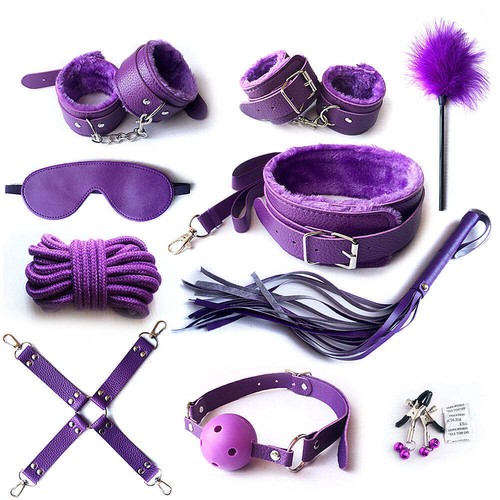 Bdsm bondage kit furry collar - bdsm,