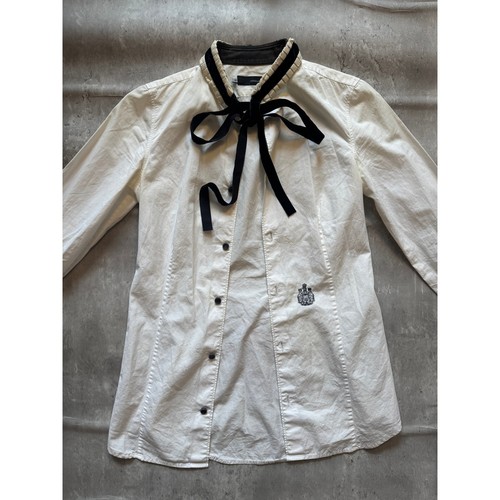 Dsquared2 white cotton velvet - white,