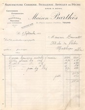 FACTURE  1921 MANUFACTURE