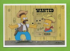 SIMPSONS carte postale