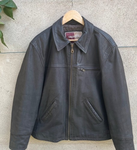 Blouson cuir skipper vintage - skipper,