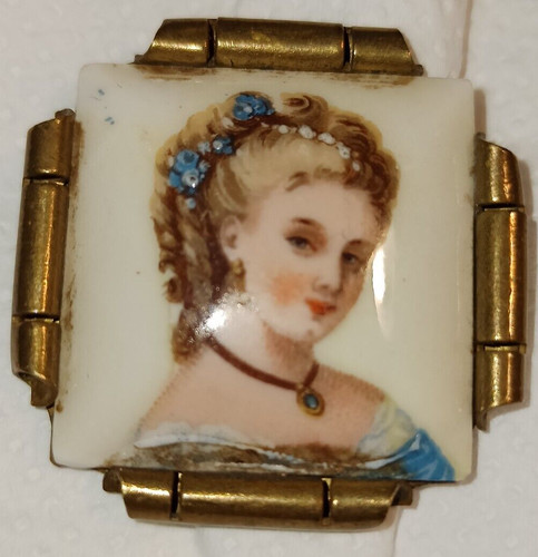 Rare broche carré - carré, ancienne