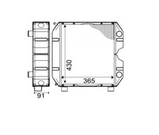 RADIATOR FOR GOLDONI .VM D704