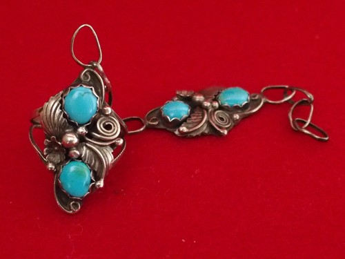 Bague ancienne navajo argent - bague,
