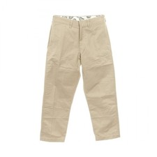 PANTALON LARGE SAINT MICHAEL pantalon chino taille S pantalon coton beige...