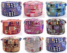 Rond Ottomane Pouf Housse