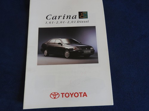 Catalogue toyota carina 6l - catalogue,