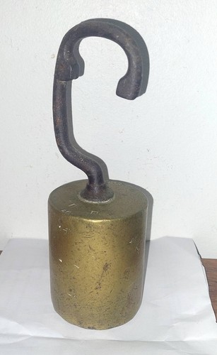 Ancien poids laiton 1852 - ancien,