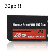 Carte mémoire PSP 32 Go, clé mémoire Sony Slim et FAT