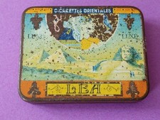 boite tole litho cigarettes