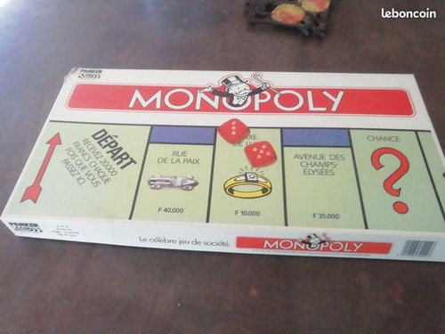 Jeu monopoly parker - , 1985